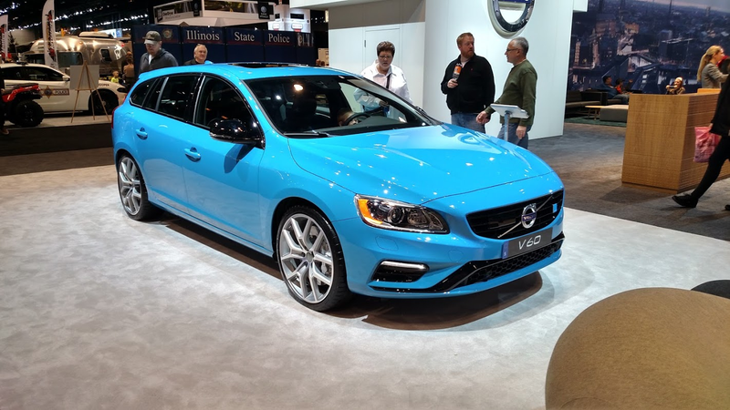 Polestar Volvo wagon in Polestar blue: dream machine.